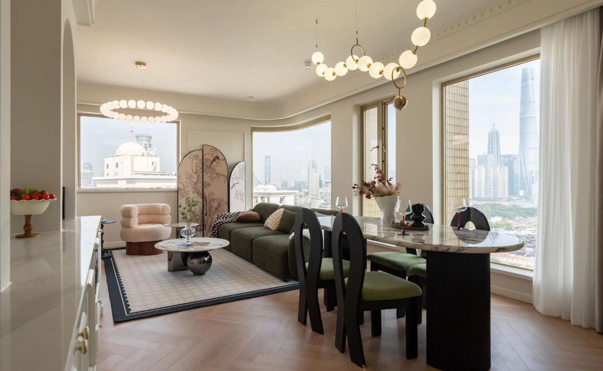 Apartment Eastern Hub - Bund Branch Yuyuan Garden Artistic 3bedroom With Bund View